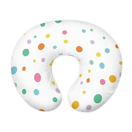 Colorful Dot Nursing Pillowcase Ultra Soft Comfortable Newborn Nursing Pillow Case Stain Resistant and Scratch Resistant