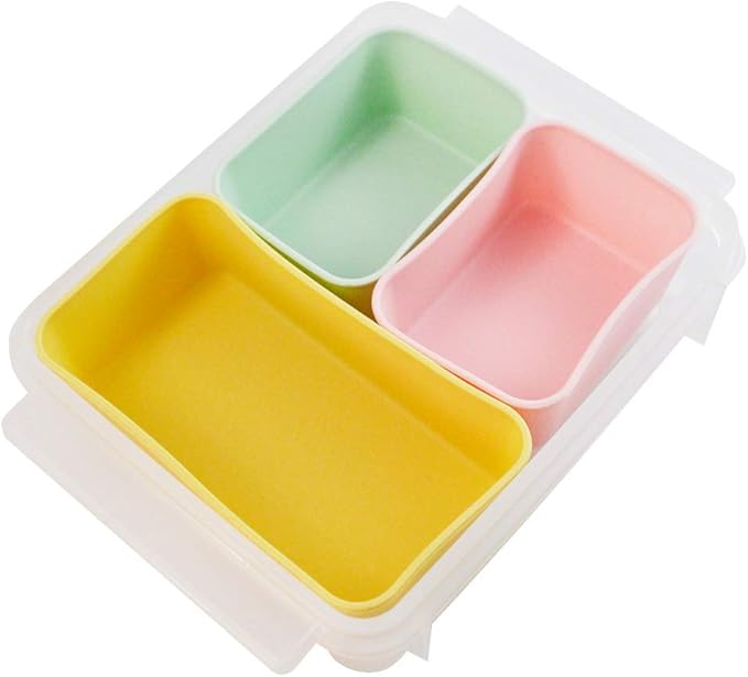 Skater SZR2SL Small Sorting Meal Prep Frozen Storage Side Dish Cup Bento Box Storage Container, Basic