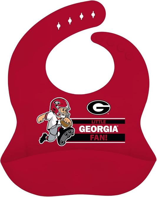 Baby Fanatic NCAA Silicone Bib - Premium Quality, Educational, and Fun Activity for Kids and Families