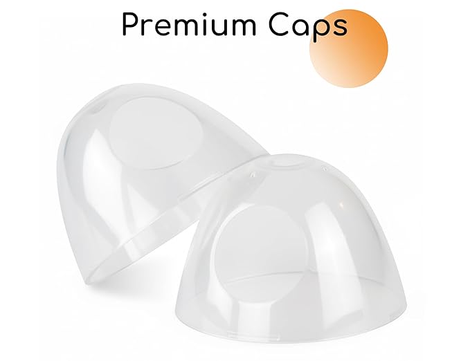 Baby Bottle Replacement Cap Lid for Comotomo 5 Ounce and 8 Ounce Silicone Bottle, 2 Count