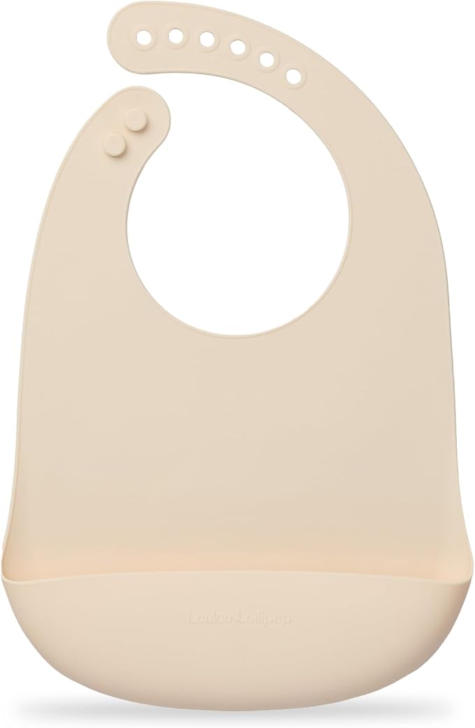 Loulou Lollipop Soft, Waterproof Silicone Feeding Bib