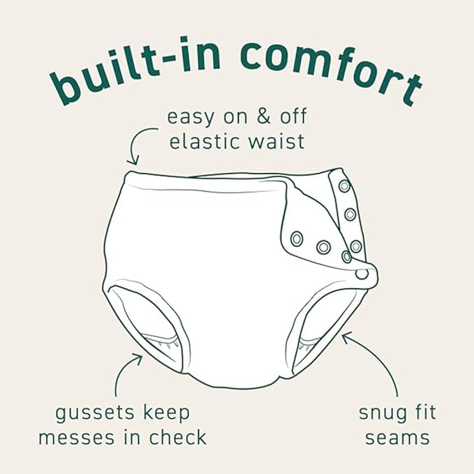 Green Sprouts Snap Reusable Absorbent Baby Swimsuit Diaper