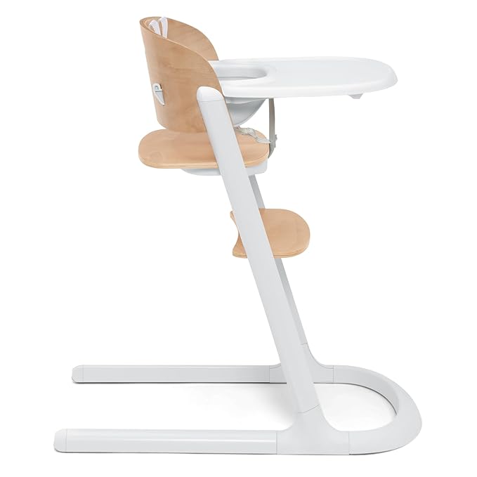 Delta Children Versa Adjustable 3-in-1 High Chair for Babies & Toddlers - 3 Growing Stages from Infant to Adult Seating - Greenguard Gold Certified, White