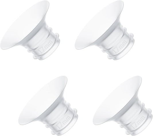 Momcozy Air 1 Inserts 17mm, Food-Grade Silicone & BPA Free, Original Breastfeeding Parts, 4 PCS