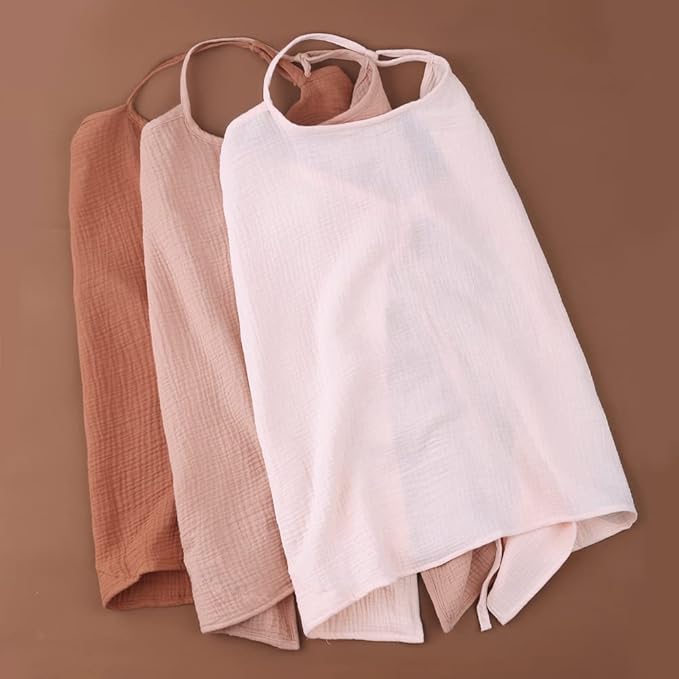 Breastfeeding & Pumping Nursing Cover for Babies, Infinity Soft Multi Use Car Seat Stroller Cover, Mother Nursing Apron, Breathable Soft Cotton Feeding Apron & Shawl for Baby (Type 8)