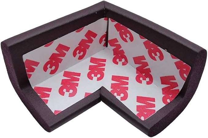 Corner Protector Baby Proof | Corner Guard Child Safety for Babies, Toddlers, Kids | Foam Corner Covers for Furniture, Table, Desk | 8 Pack (Brown)