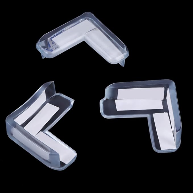 Corner Protector, 15pcs Clear Furniture Protectors Guards L Shape Safety Bumpers with High Adhesive Gel for Cover Sharp Furniture Table Edges