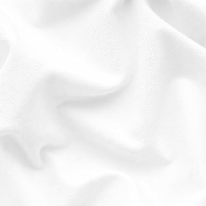Plush Organic Changing Pad Covers Boy,Girl - GOTS 100% Certified Organic Cotton Changing Table Pad Cover, Baby Nursery Diaper Changing Pad Sheets,Table Contour Pads Liners (White + White)