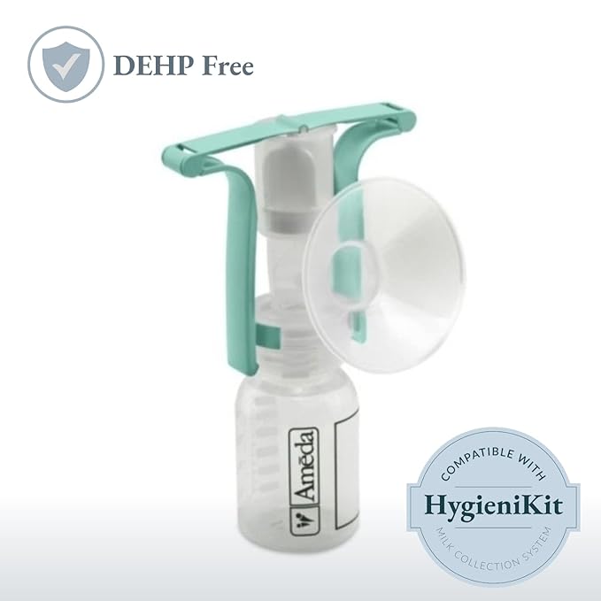 Ameda One-Hand Manual Breast Pump with Flexishield Areola Stimulator