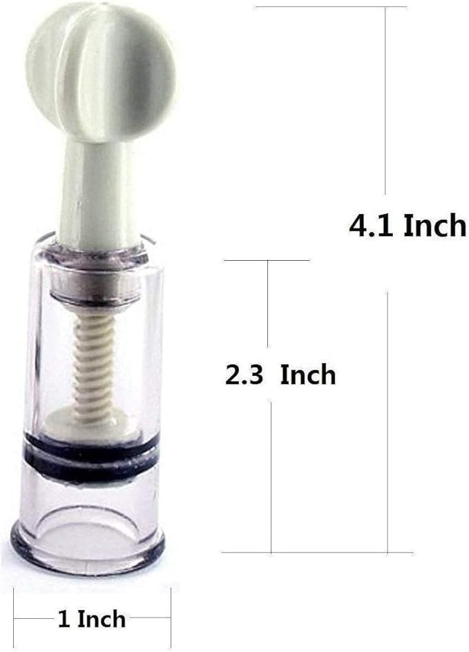 Breastfeeding Nipple Corrector for Flat or Inverted Nipples, Gentle Silicone Nursing Aid for Lactating Moms, Reusable Suction Cups for Nipple Care (6 Cup)