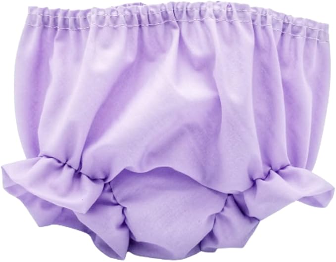 I.C. Collections Baby Double Seat Diaper Cover with Ruffle Edging (Style 163)