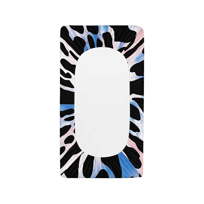 Cow Tie Dye Changing Pad Cover for Baby Girls Boys Comfort Diaper Change Table Pad Covers Soft Changing Pad Sheets
