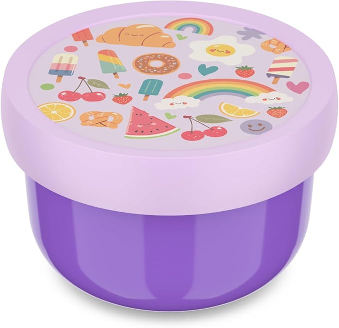 Mepal - Fruitbox Campus - Snack Box for Kids - Dishwasher and Microwave Safe - BPA-free - 300 ml - Food Fest