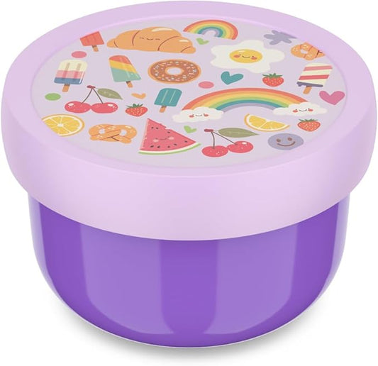 Mepal - Fruitbox Campus - Snack Box for Kids - Dishwasher and Microwave Safe - BPA-free - 300 ml - Food Fest