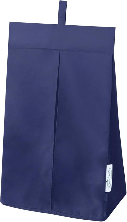 SPRINGSPIRIT Diaper Stacker Caddy Organizer Easy Access & Dustproof Portable Hand Free Diaper Holder for Adults or Nursery, Machine Washable Navy
