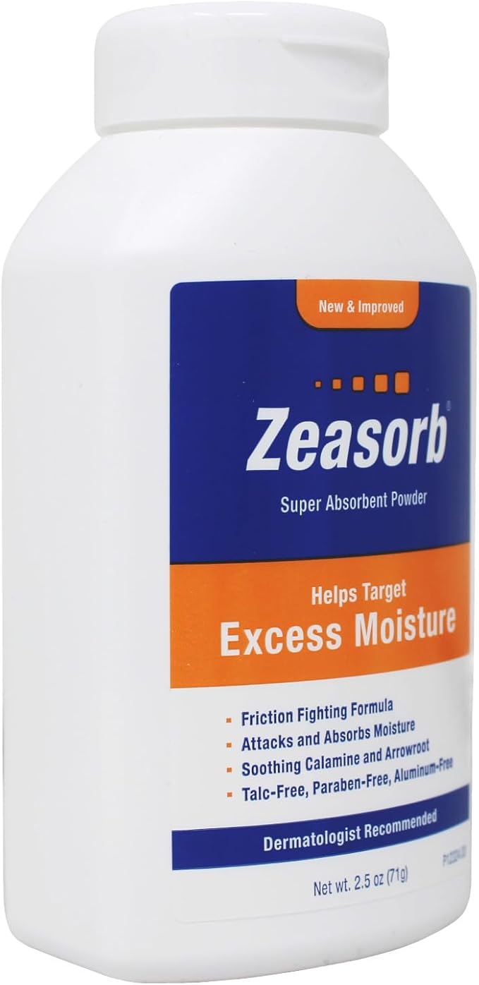 Zeasorb Prevention Super Absorbent Powder - 2.5 oz, Pack of 6