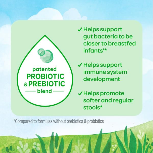 Happy Baby Organics Stage 2 Infant Formula, 6 12 Months, Milk Based Organic Baby Formula Powder with Iron, Probiotics & Prebiotics for Immune & Digestive Support, 22.9 Ounce (Pack of 1)