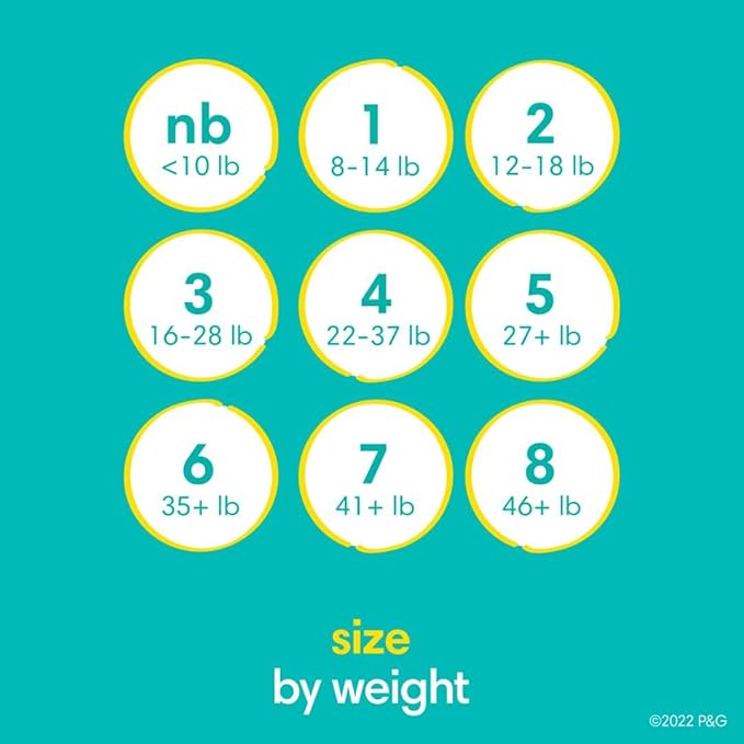 Pampers Baby Diapers and Wipes Starter Kit - Swaddlers Disposable Diapers Sizes 1 (198 Count) & 2 (186 Count) With Sensitive Water Based Wipes 12 Flip-Top Packs (1008 Total)