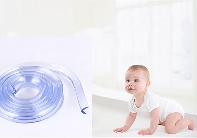 1M Soft Silicone Bumper Strip Child Safety Protector Table Desk Corner Edge Guard Cushion Pad