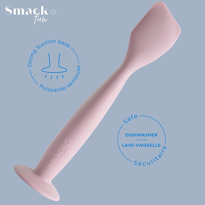 Smack Fun Diaper Cream Applicator Soft Silicone with Suction Base | Diaper rash cream spatula | Diaper Bag Essentials (Tradewinds)