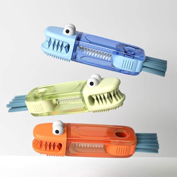 4-in-1 Bottle Cleaning Brush Set, Multifunction Silicone Cup Lid Gap Cleaner, Home Kitchen Crevice Cleaning Tools, 3 Pcs, Green