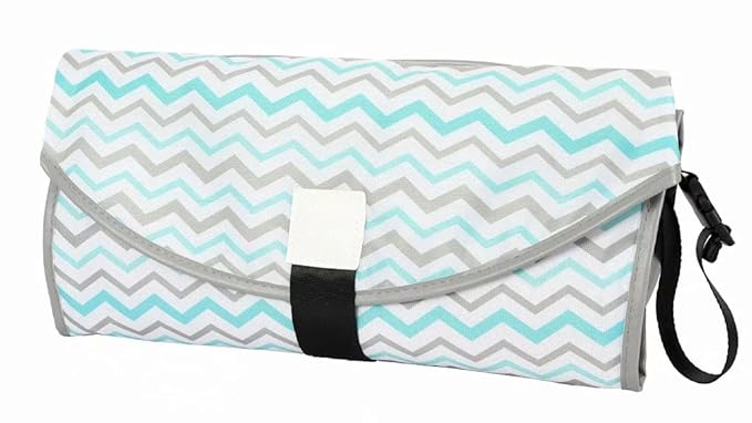 Portable Changing Pad for Baby Waterproof Foldable Diaper Bag Travel Changing Mat Station Padded Diaper Clutch