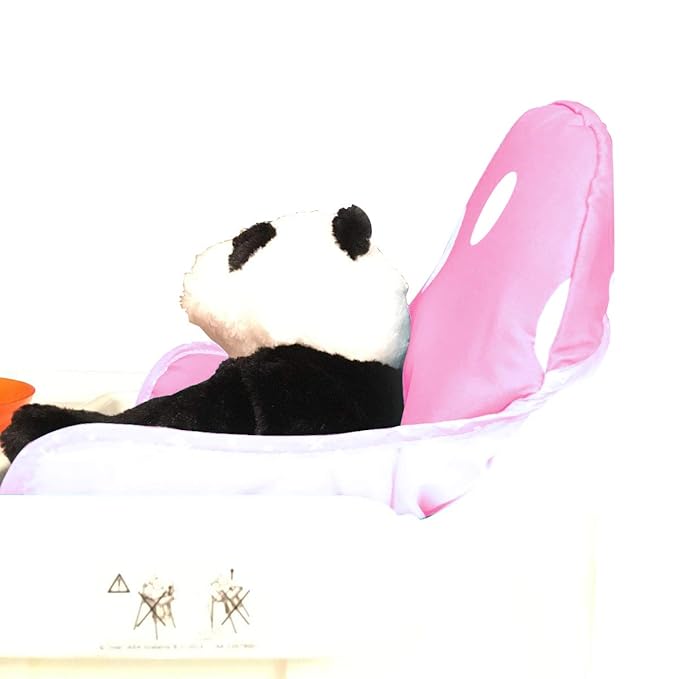 ZARPMA Highchair Cushion for IKEA Antilop High Chair, NEW Version Baby Highchair Seat Covers, More Thick, Washable Foldable, Child Chair Insert Mat Padding (Pink)