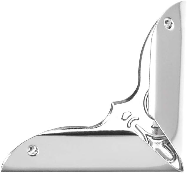 uxcell Metal Book Corner Protectors Edge Cover Guard 30 X 30 X 6mm Silver Tone 100pcs
