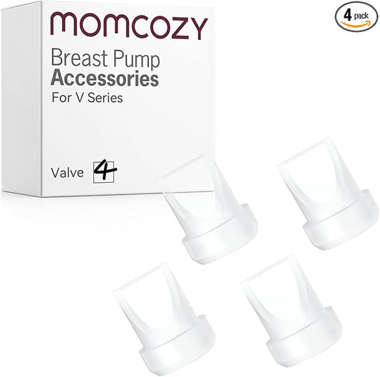 Momcozy Duckbill Valves Only for Momcozy V1/V1 Pro/V2/V2 Pro. Original Breast Pump Replacement Accessories, 4 Pack