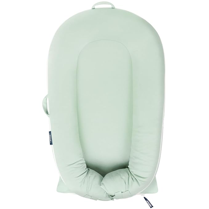 Organic Replacement Cover | Premium Quality Spare Cover 100% Organic Cotton | Hypoallergenic | Fits Dockatot Deluxe + Docks (Pistacho Green)