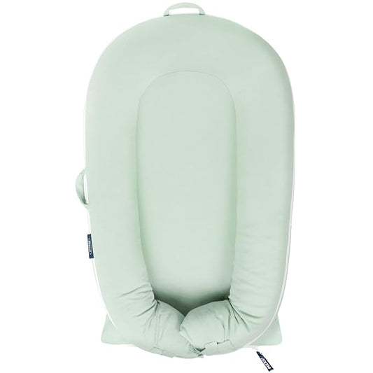 Organic Replacement Cover | Premium Quality Spare Cover 100% Organic Cotton | Hypoallergenic | Fits Dockatot Deluxe + Docks (Pistacho Green)