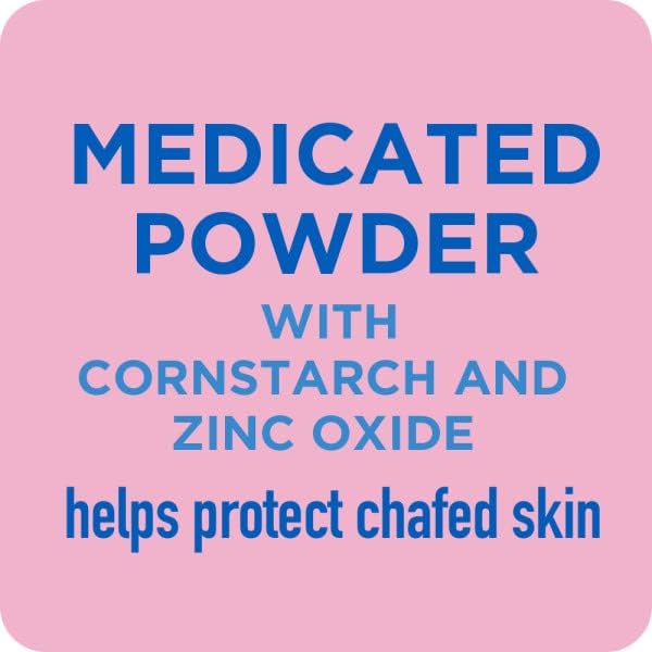 Caldesene Medicated Protecting Powder with Zinc Oxide & Cornstarch-Talc Free, 5 Ounce (6 Pack)