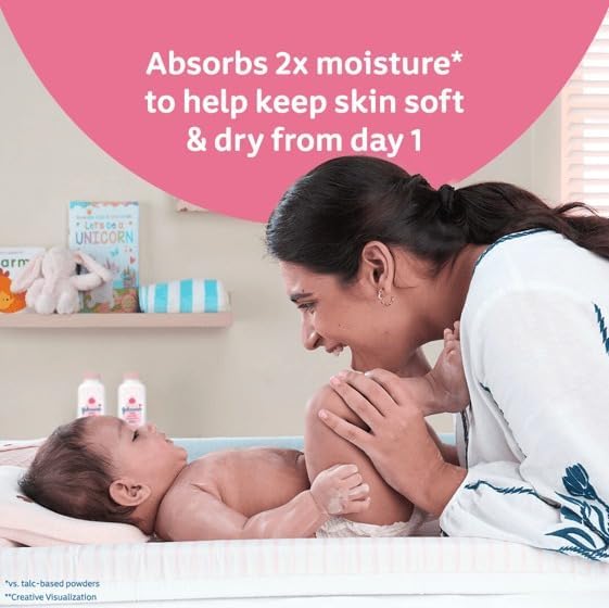 John&Son Baby Blossoms Baby Powder, 200g, 8 Pack