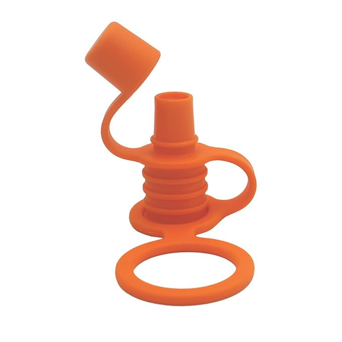 Colorful Water Bottle Spout Adapter for Kids No-Spill Silicone Water Bottle Spout Adapter Leak-Proof Food Pouch Tops Baby Water Bottle Cap Silicone Bottles Top Spout Adapter Replacement for Toddlers