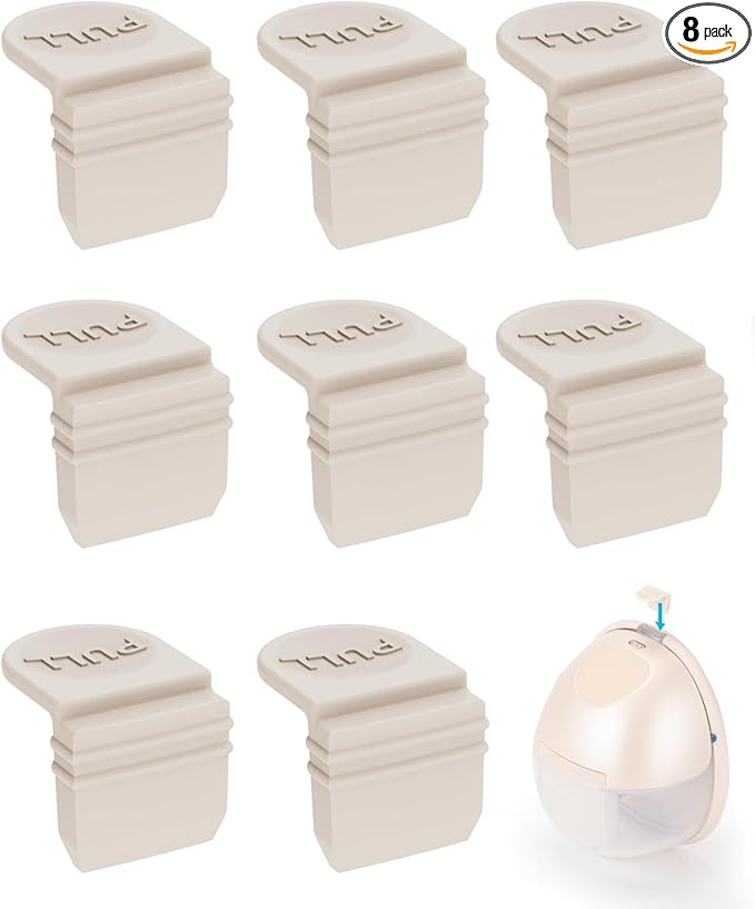 8PCS Replacement Spout Caps for eufy Wearable Breast Pump E10/E20/S1/S1 Pro – Dust-Proof Breast Pump Replacement Parts to Prevent Dust and Dirt from Entering