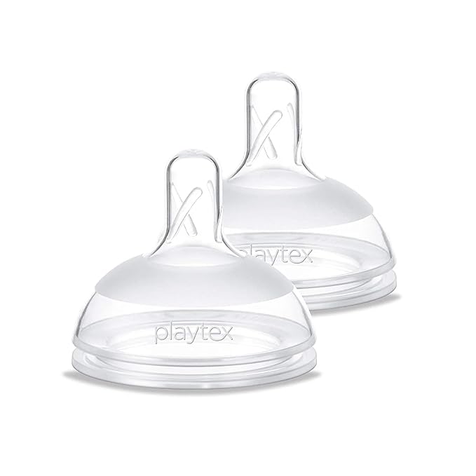 Playtex NaturaLatchNipple, Slow Flow, 2-Count