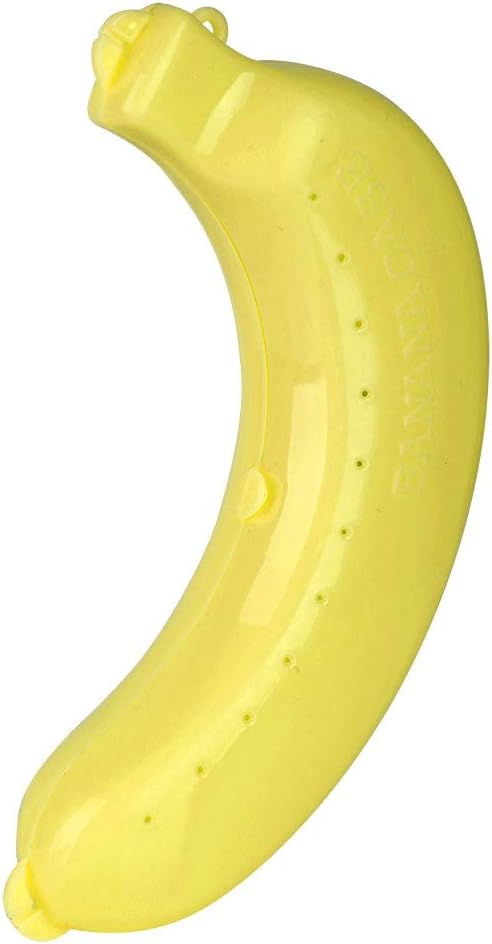 Hztyyier Portable Banana Holder, Compact Fruit Storage Case, Leak-Proof Design for Travel and Outdoor Activities
