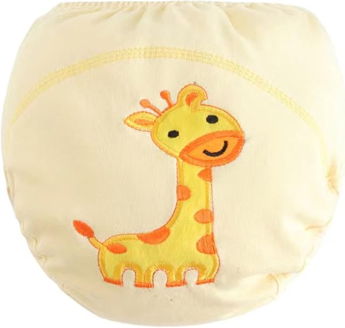 Cotton Reusable Baby Training Pants Unisex Potty Toddler Underpants Kids Waterproof Breathable Underwear 6-Pack