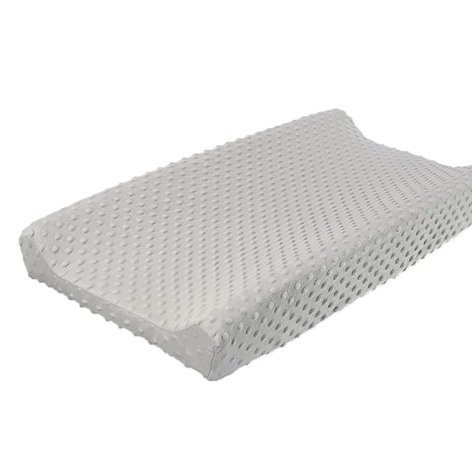 iEvolve Changing Pad Cover Ultra Soft Minky Dots Changing Table Cover Breathable Changing Table Sheet Diaper Changing Pad Cover for Baby Boys Girls (Silvergrey)