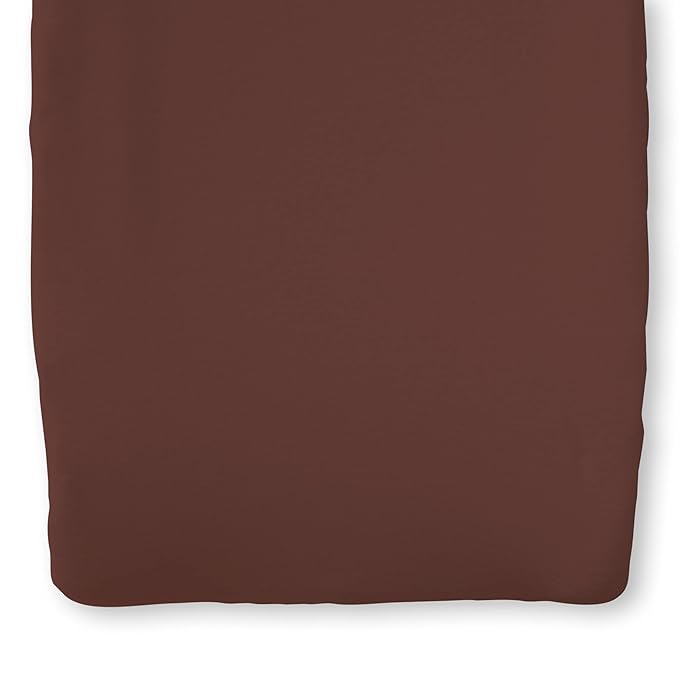 Natemia Organic Cotton Changing Pad Cover (16x32) – Silky Soft Fitted Baby Changing Pad Cover, for Changing Tables, Contoured Pads, Cradle & Bassinet, Neutral Nursery Essential for Boys & Girls