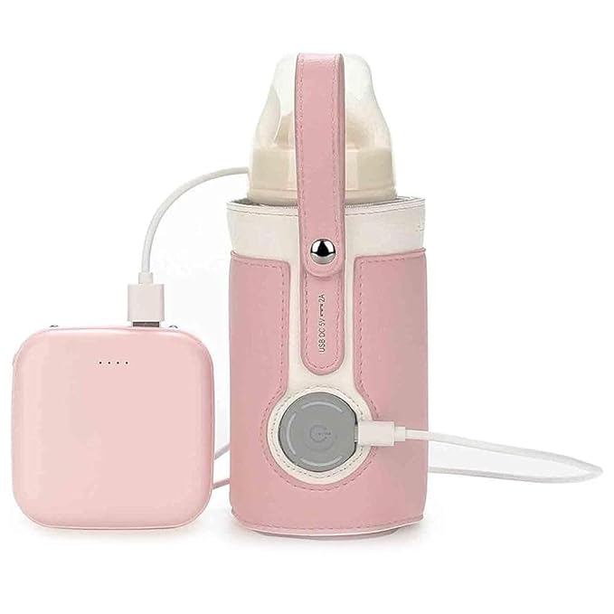 Bottle Warmer Bag, Fast Heating Portable Baby Bottle Warmer with Safe Temperature Control for Traveling Moms, Home Use, and Outdoor Activities
