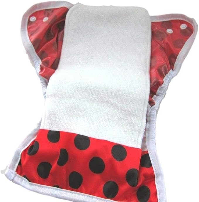 Kawaii Baby 6 Happy Leak-Free Cloth Diaper Covers, Double-Layer adjustable to fit babies 8-36 pounds, Animal Club