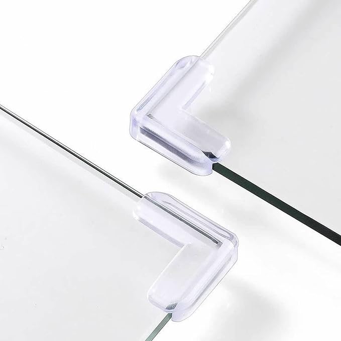 TANLOMY Furniture Corner Guards, 10 Pieces of Baby Corner Protectors at Home Against Sharp Corners Safety Table Corner Guard Corner Protectors-L Shaped
