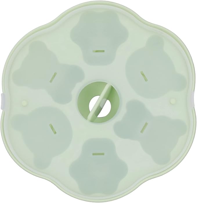 Jelly, Food Grade Silicone, Making Baby Food, ,for Pudding, Cake, Cat Cube Pudding Kitchen with Lid for Home(Green)