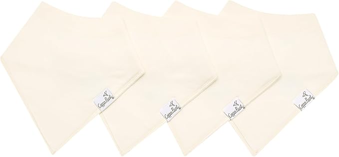 Copper Pearl Baby Bandana Bibs, 4 Pack