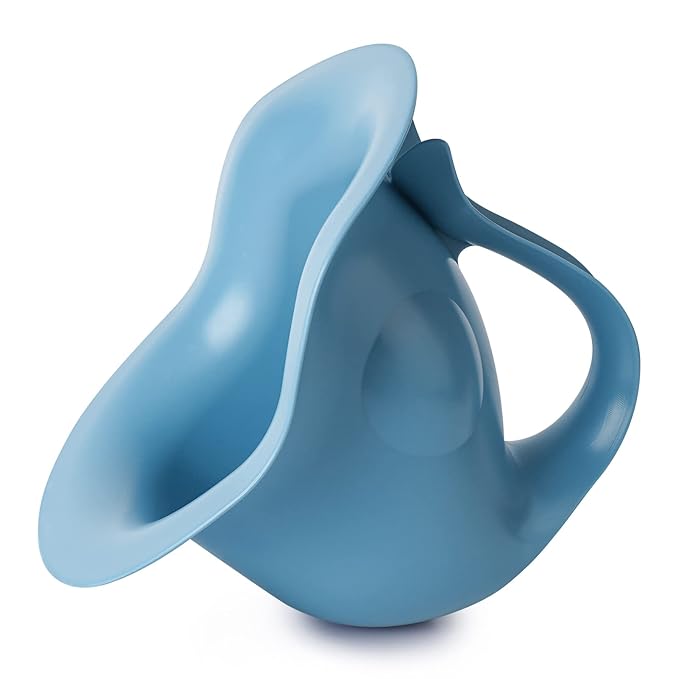 Potty for Newborn Baby Potty Training; for Diaper Free Baby Elimination Communication Indoor & Outdoor; Attractive Fish Shape (Blue)