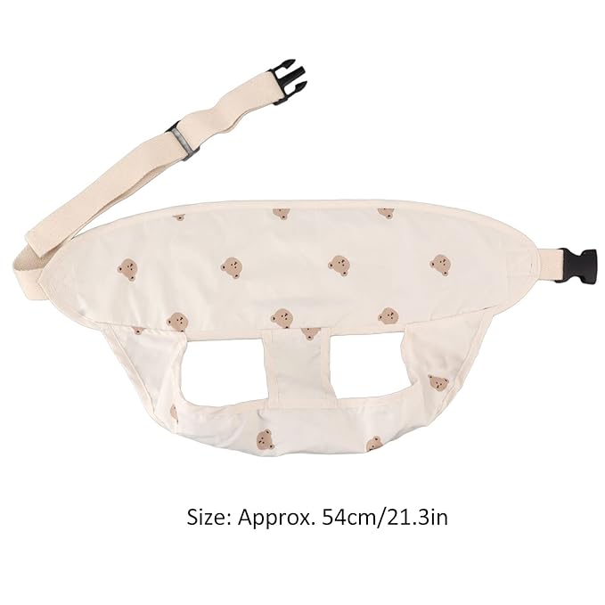 Adjustable Baby Safety Harness Strap, Soft Polyester Waist Belt for High Chairs Travel Dining Outdoor Home (Type 2)