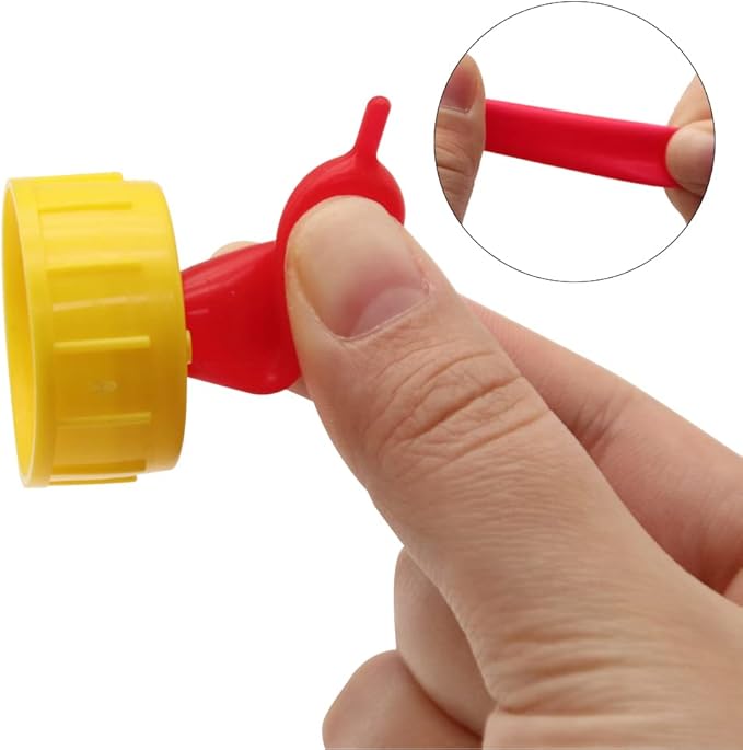 Goat Nipple 25Pcs Cow Calf Milk Drink Nipple Soft Silicone Goat Milk Bottle Topper Feeding for Sheep Goat Pup Dog Farm Supplies (Yellow)