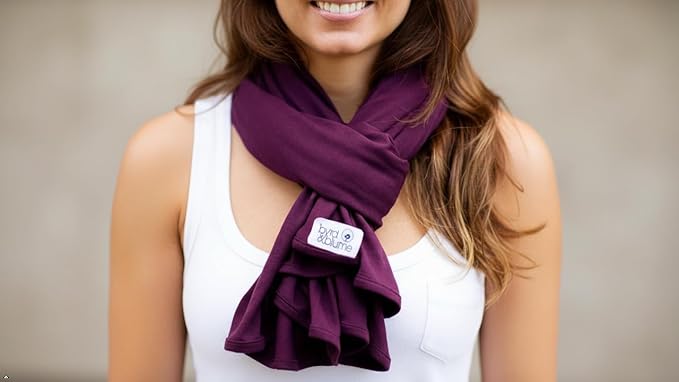 Byrd & Blume Maternity Nursing Cover Breathable Lightweight Breastfeeding Cover Wrap Shawl Scarf Poncho Full 360