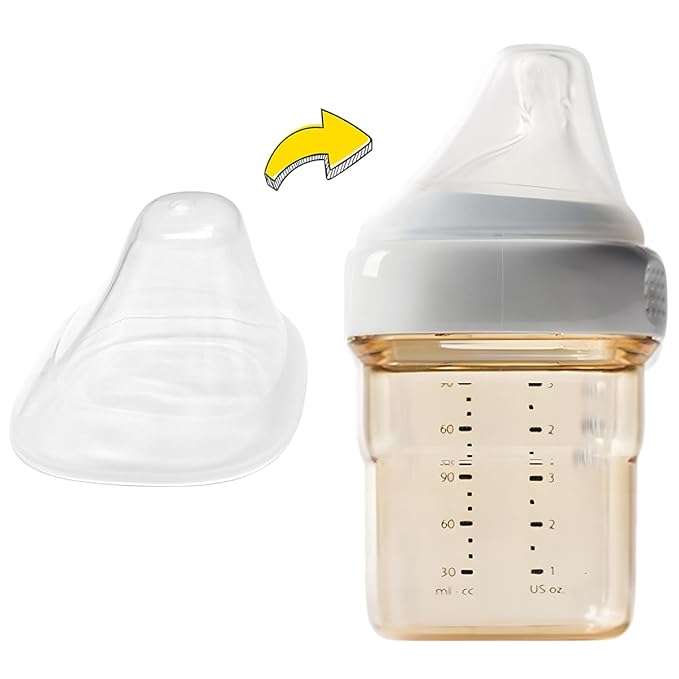 Replacement Baby Bottle Caps Compatible with Hegen Baby Bottles (Pack of 4)